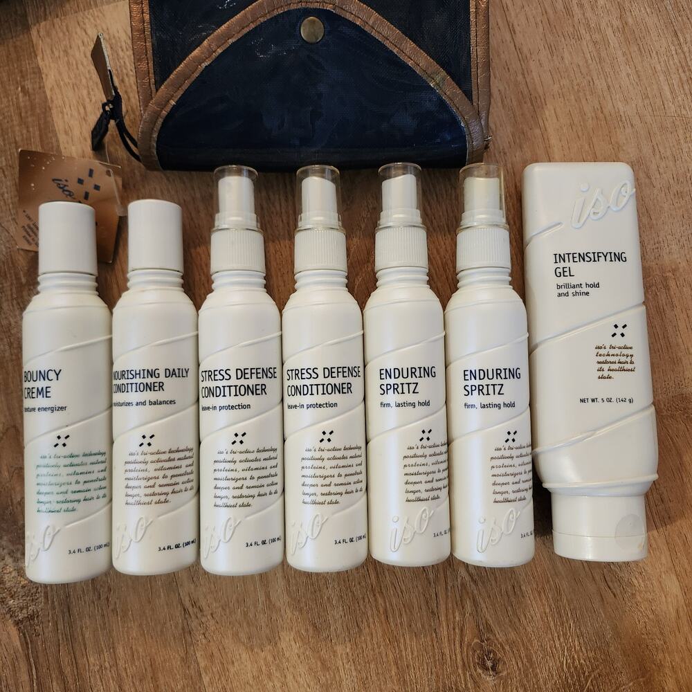 ISO Bouncy Creme, Enduring Spritz, Daily & Leave-In Conditioner Gel Discontinued